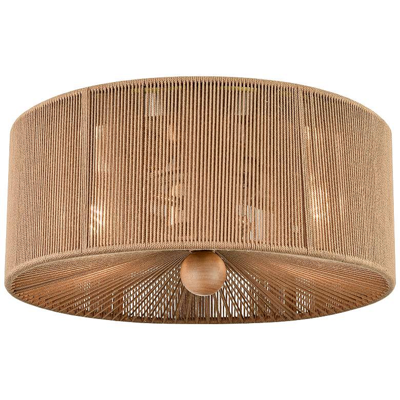 Image 2 Verity 13" Wide Natural Rope Ceiling Light