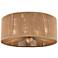 Verity 13" Wide Natural Rope Ceiling Light
