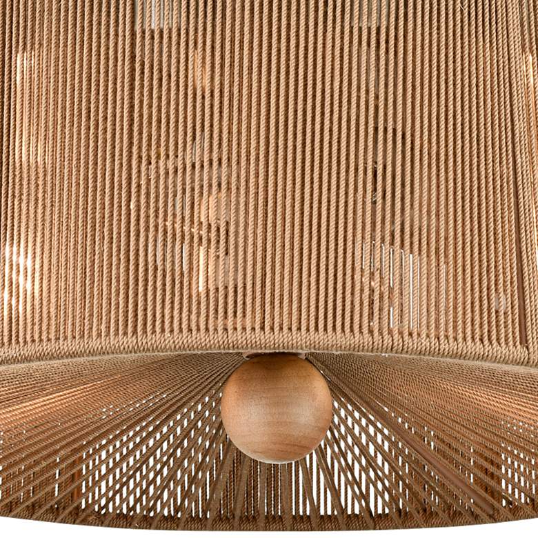Image 3 Verity 13" Wide Natural Rope Ceiling Light more views