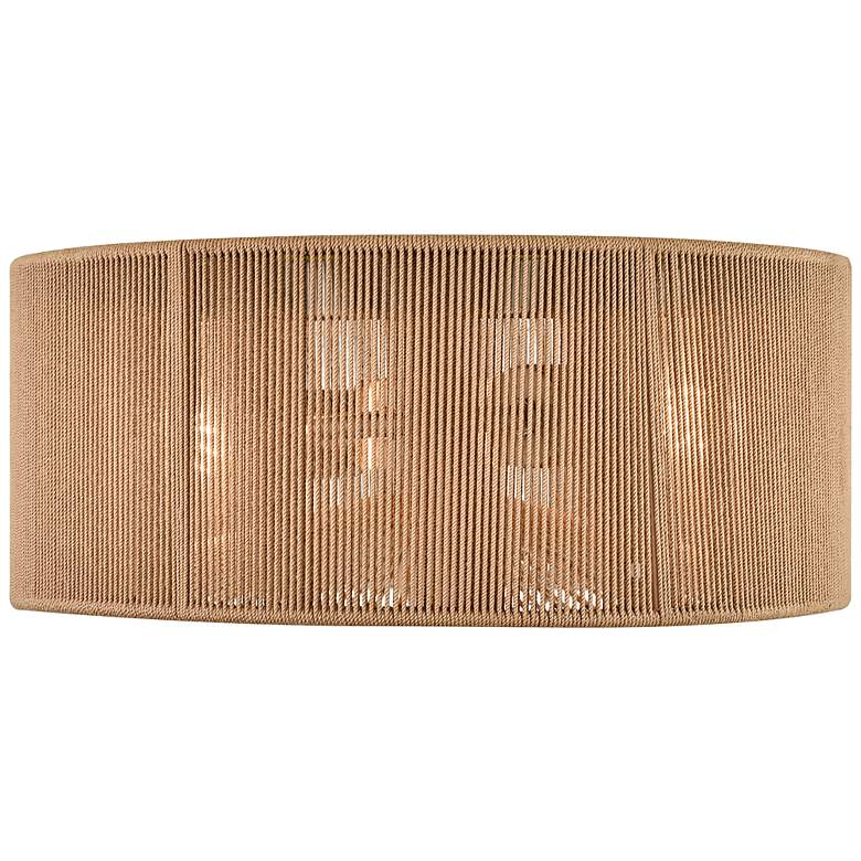 Image 6 Verity 13" Wide Natural Rope Ceiling Light more views