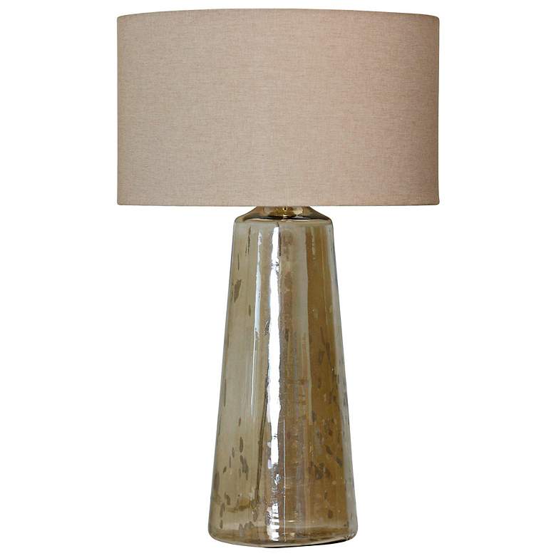 Image 4 Verity Aged Gold Luster Glass Table Lamp more views