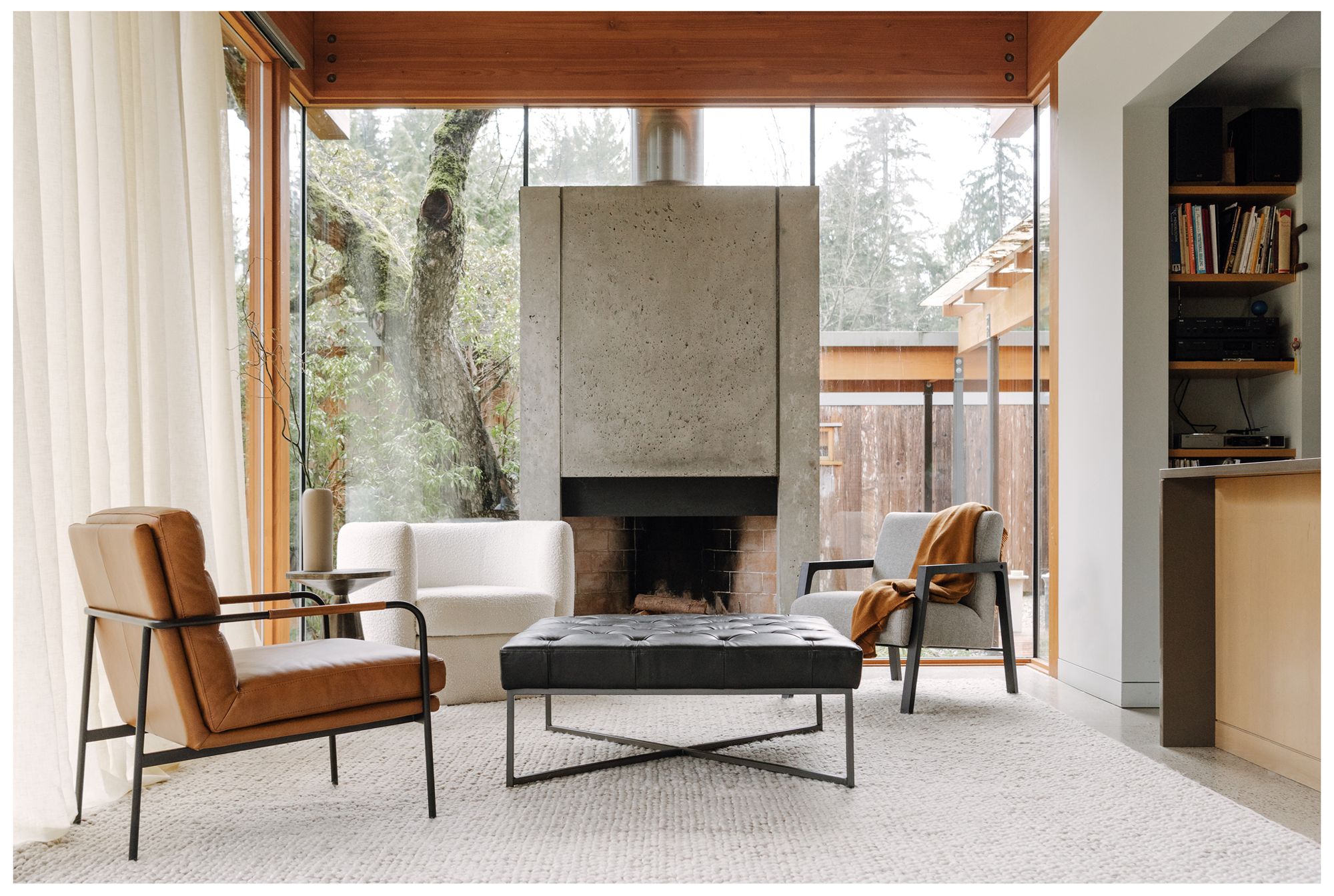 Image 5 Verlaine Armchair Chestnut Brown more views