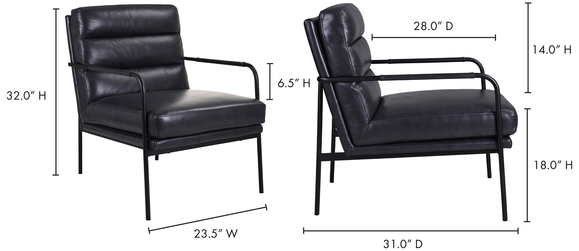 Image 6 Verlaine Chair Raven Black more views