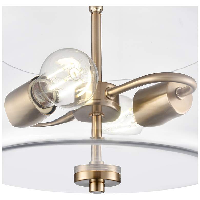 Image 3 Verlana 11" Wide 2-Light Semi Flush in Modern Gold more views