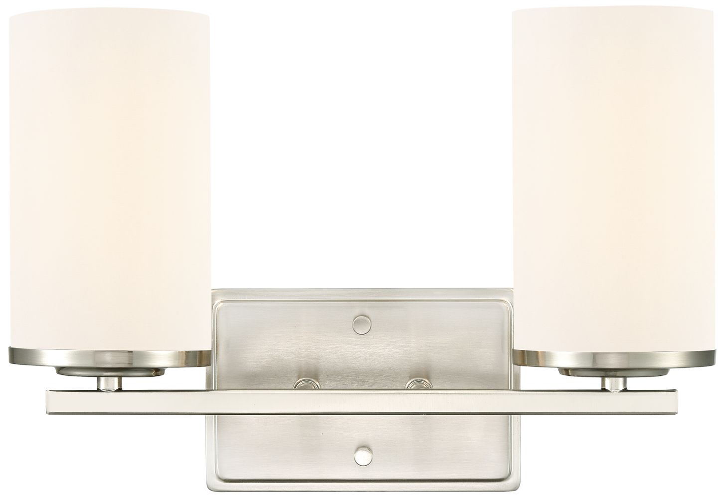 Image 3 Verlana 14" Wide 2-Light Vanity in Brushed Nickel more views