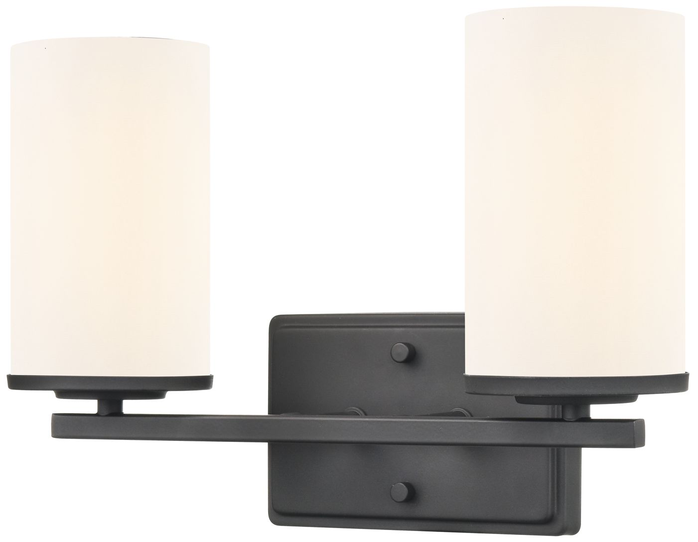 Image 4 Verlana 14" Wide 2-Light Vanity in Matte Black more views