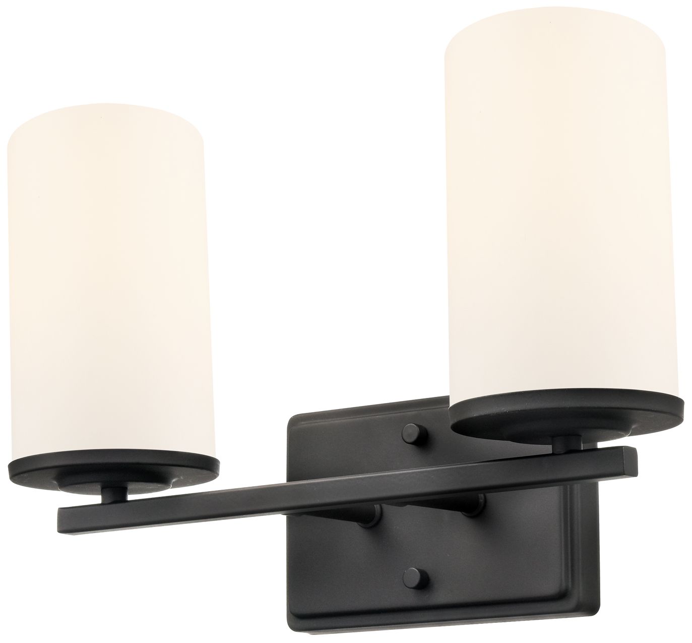 Image 5 Verlana 14" Wide 2-Light Vanity in Matte Black more views