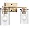 Verlana 14" Wide 2-Light Vanity in Modern Gold