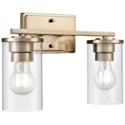 Verlana 14" Wide 2-Light Vanity in Modern Gold