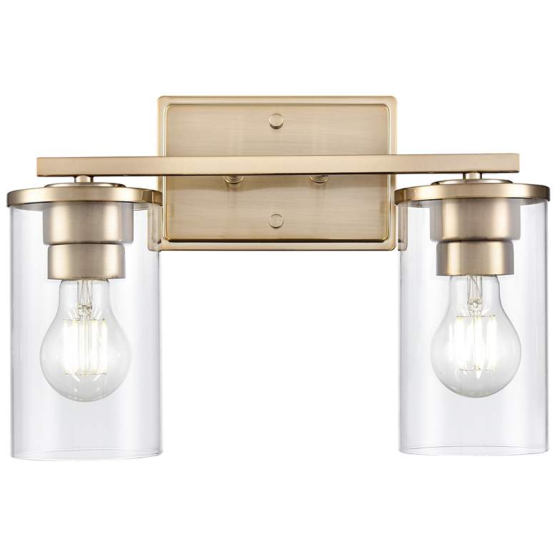 Image 3 Verlana 14" Wide 2-Light Vanity in Modern Gold more views