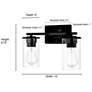 Verlana 14" Wide 2-Light Vanity in Modern Gold