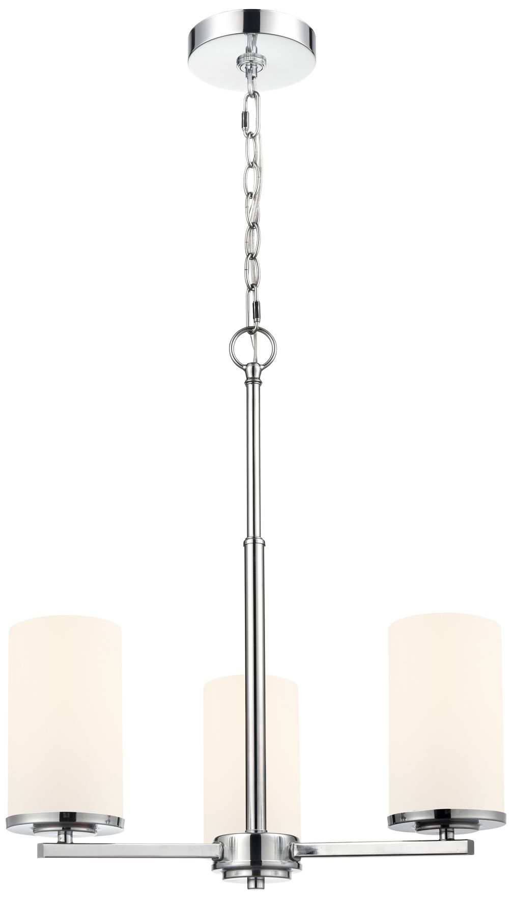 Verlana 19" 3-Light Chandelier in Chrome