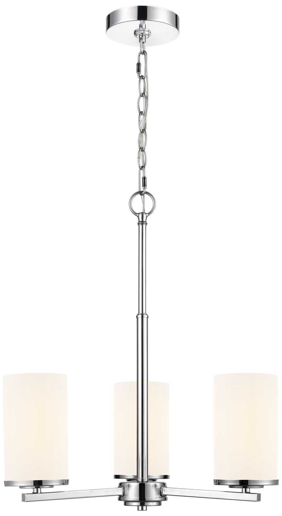 Image 2 Verlana 19" 3-Light Chandelier in Chrome more views