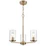 1_Verlana 19" Wide 3-Light Chandelier in Modern Gold
