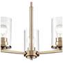 3_Verlana 19" Wide 3-Light Chandelier in Modern Gold more views