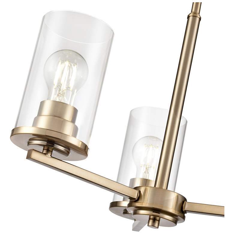 Image 5 Verlana 19" Wide 3-Light Chandelier in Modern Gold more views