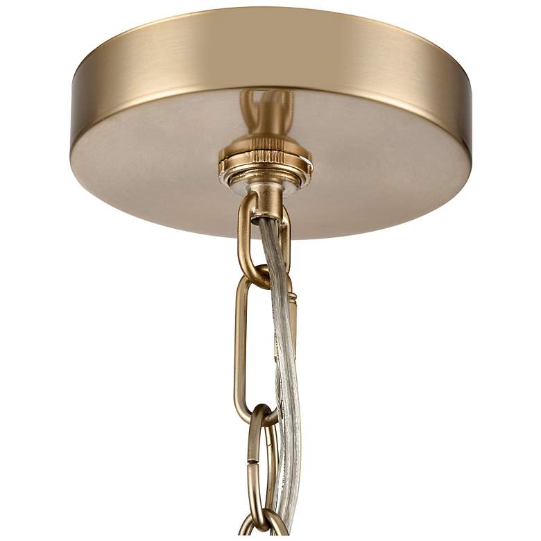 Image 6 Verlana 19" Wide 3-Light Chandelier in Modern Gold more views