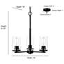 7_Verlana 19" Wide 3-Light Chandelier in Modern Gold more views