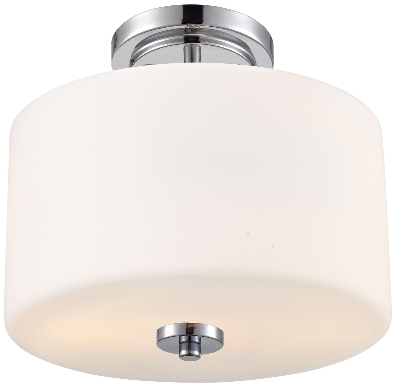 Image 4 Verlana 22" 2-Light Semi-Flush Mount in Chrome more views