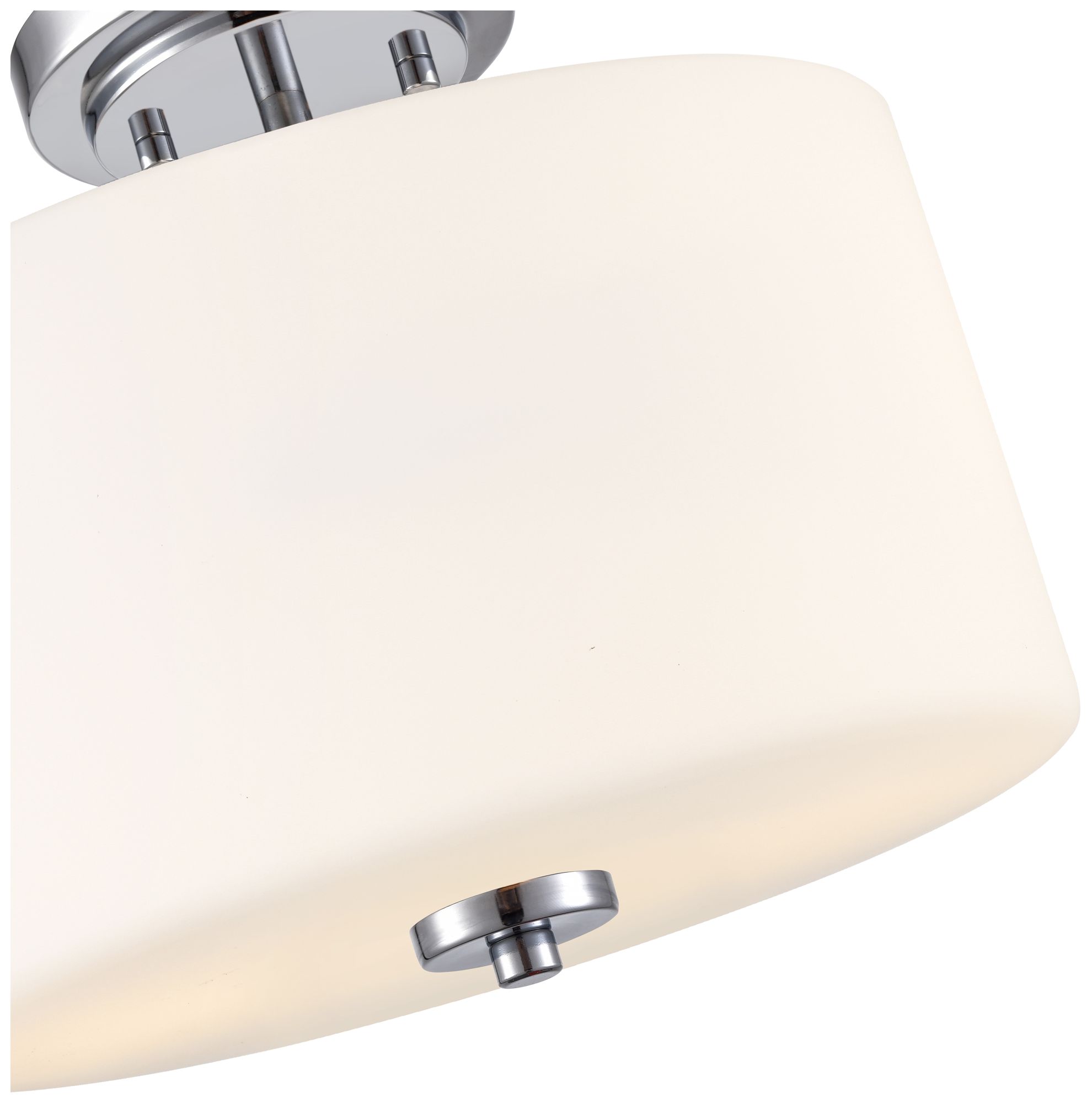 Image 5 Verlana 22" 2-Light Semi-Flush Mount in Chrome more views