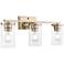 Verlana 22" Wide 3-Light Vanity in Modern Gold