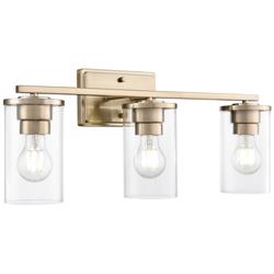 Verlana 22" Wide 3-Light Vanity in Modern Gold