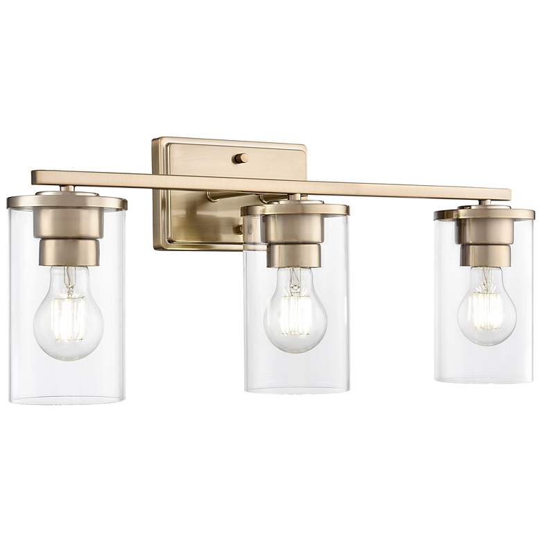 Image 2 Verlana 22" Wide 3-Light Vanity in Modern Gold more views