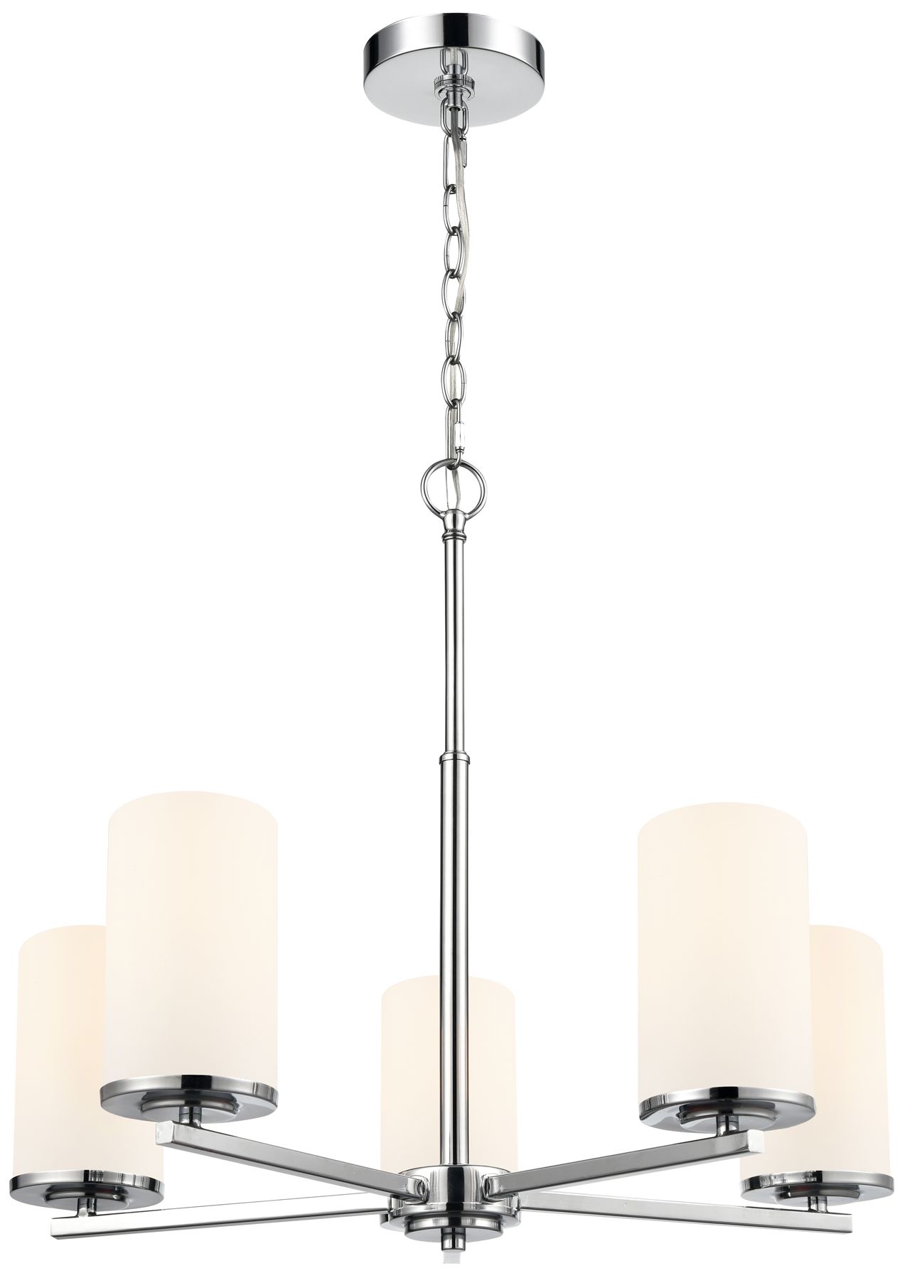 Verlana 24" 5-Light Chandelier in Chrome