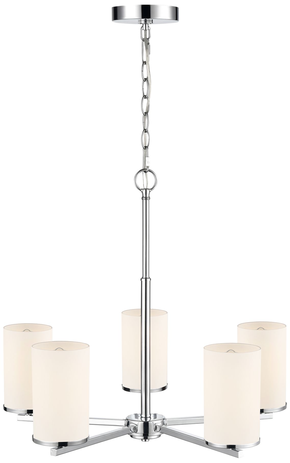 Image 3 Verlana 24" 5-Light Chandelier in Chrome more views