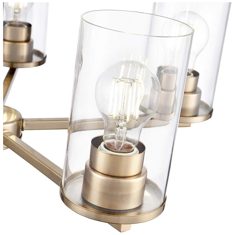 Image 4 Verlana 24" Wide 5-Light Chandelier in Modern Gold more views