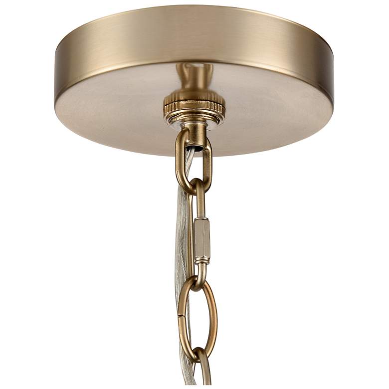Image 6 Verlana 24" Wide 5-Light Chandelier in Modern Gold more views