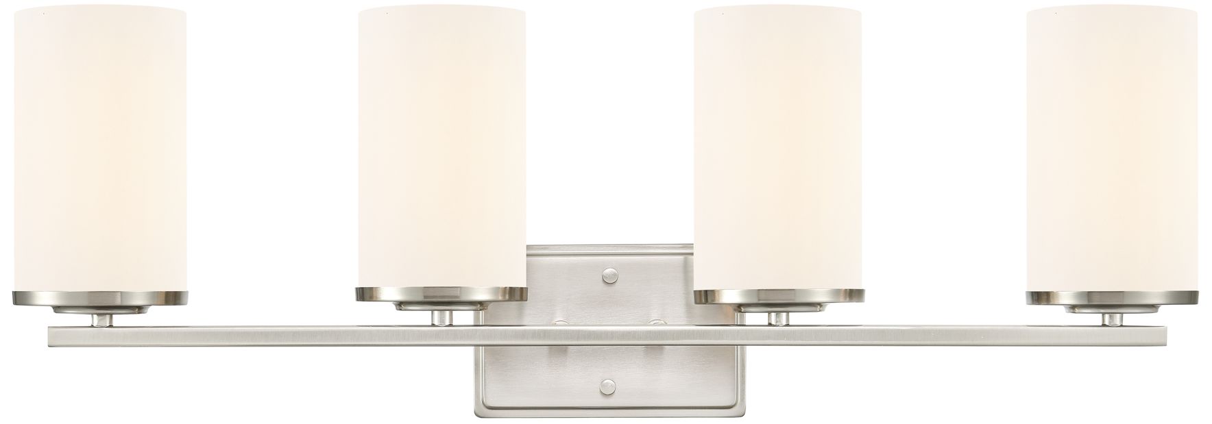 Image 4 Verlana 27.75" Wide 4-Light Vanity in Brushed Nickel more views