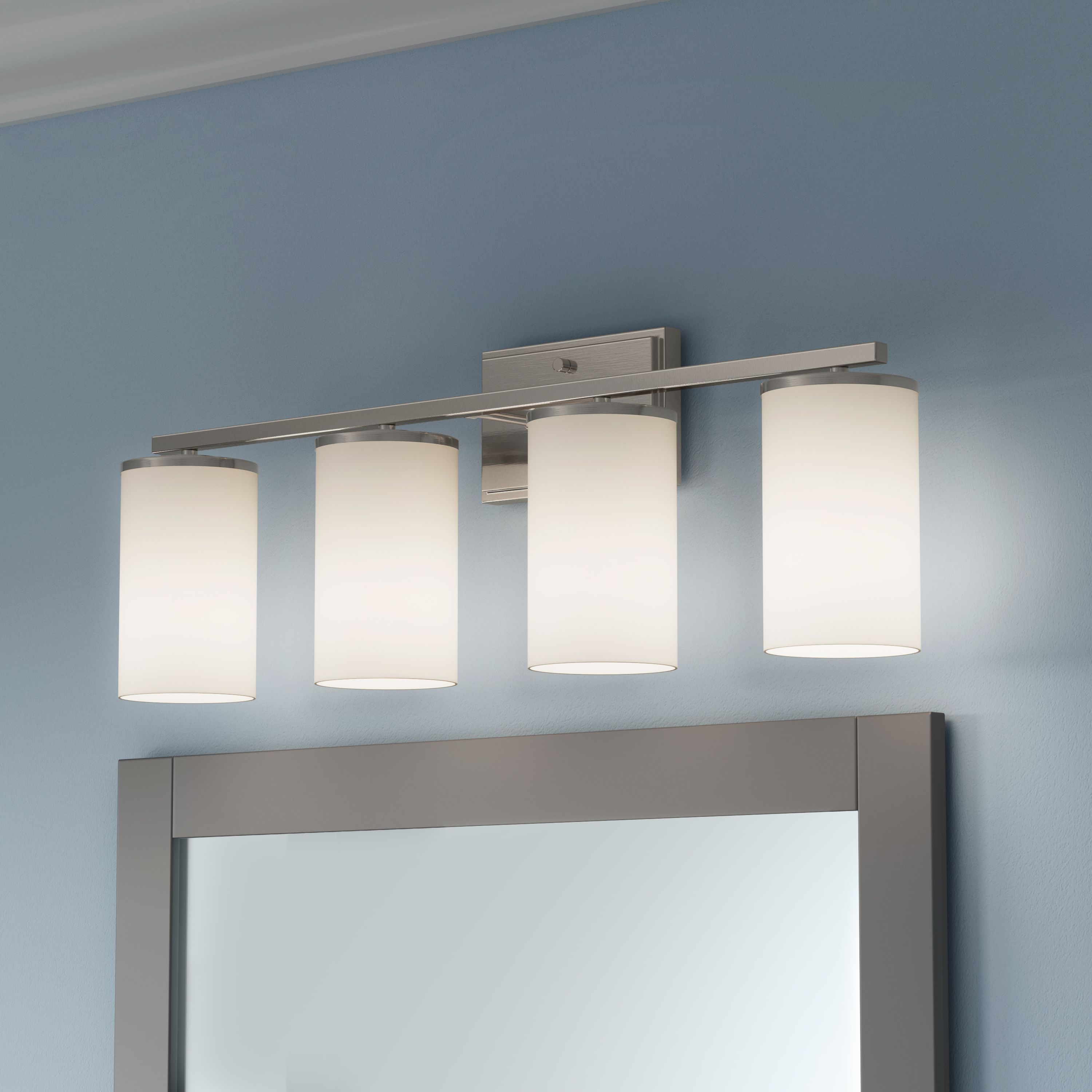 Verlana 27.75" Wide 4-Light Vanity in Brushed Nickel