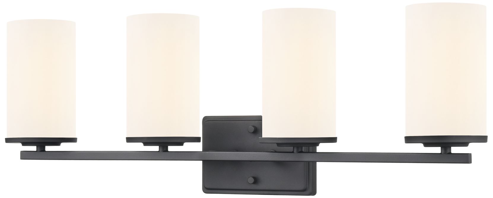 Verlana 27.75" Wide 4-Light Vanity in Matte Black