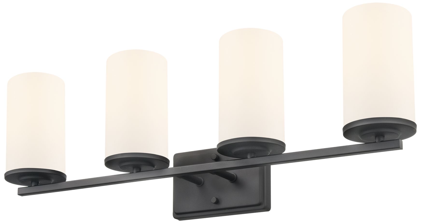 Image 4 Verlana 27.75" Wide 4-Light Vanity in Matte Black more views