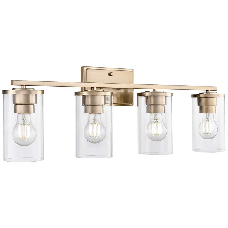 Image 1 Verlana 27.75" Wide 4-Light Vanity in Modern Gold
