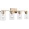 Verlana 27.75" Wide 4-Light Vanity in Modern Gold