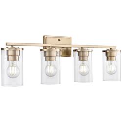Verlana 27.75" Wide 4-Light Vanity in Modern Gold