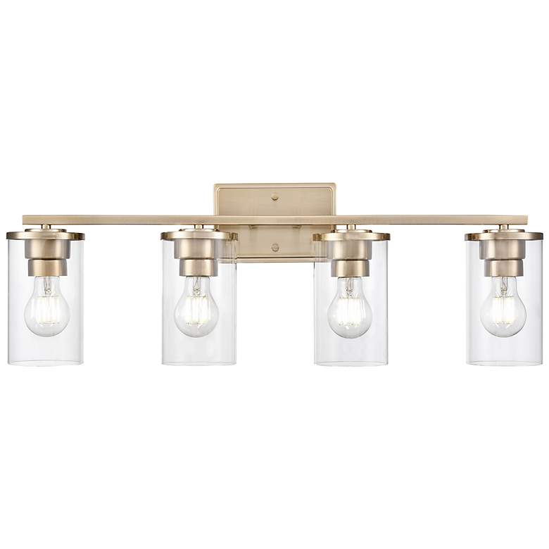 Image 3 Verlana 27.75" Wide 4-Light Vanity in Modern Gold more views
