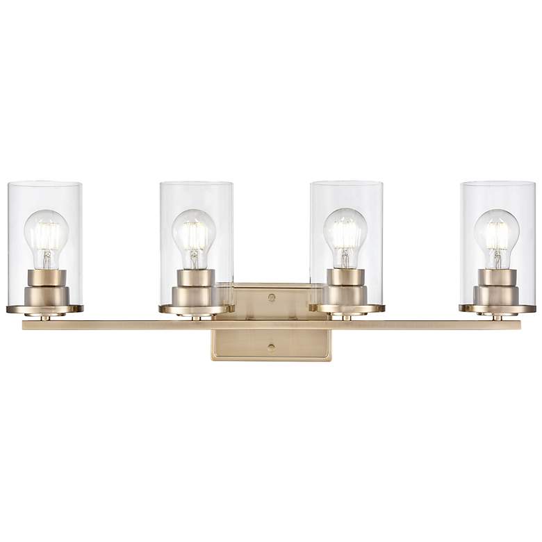 Image 5 Verlana 27.75" Wide 4-Light Vanity in Modern Gold more views
