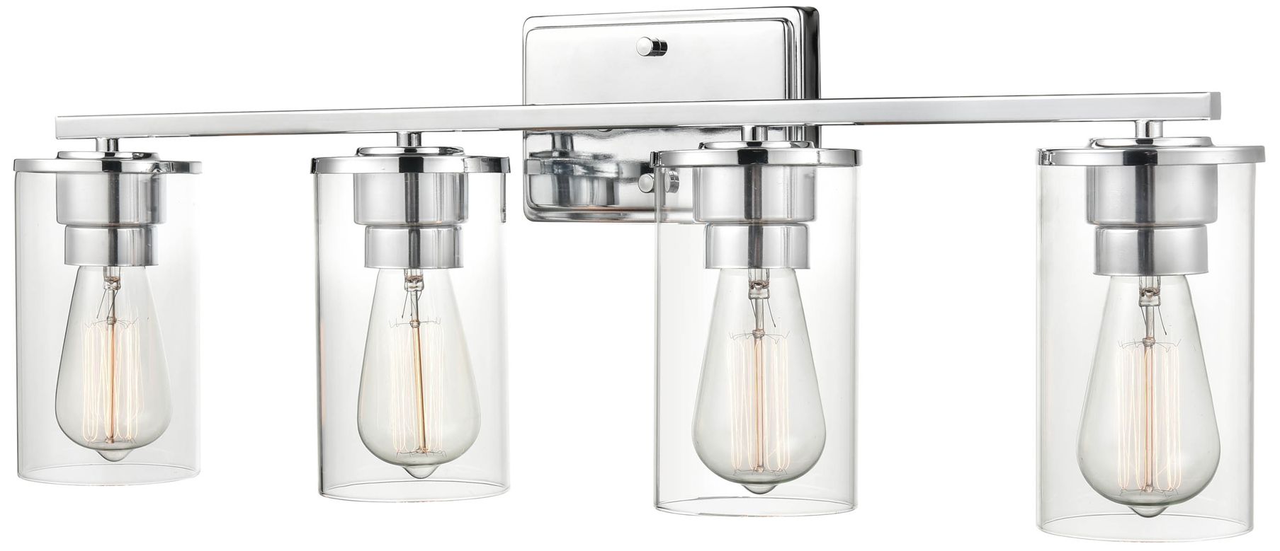 Image 2 Verlana 27 3/4" Wide Chrome 4-Light Vanity Bath Light more views