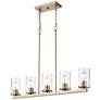 1_Verlana 35" Wide 5-Light Island in Modern Gold