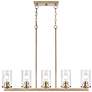 2_Verlana 35" Wide 5-Light Island in Modern Gold more views