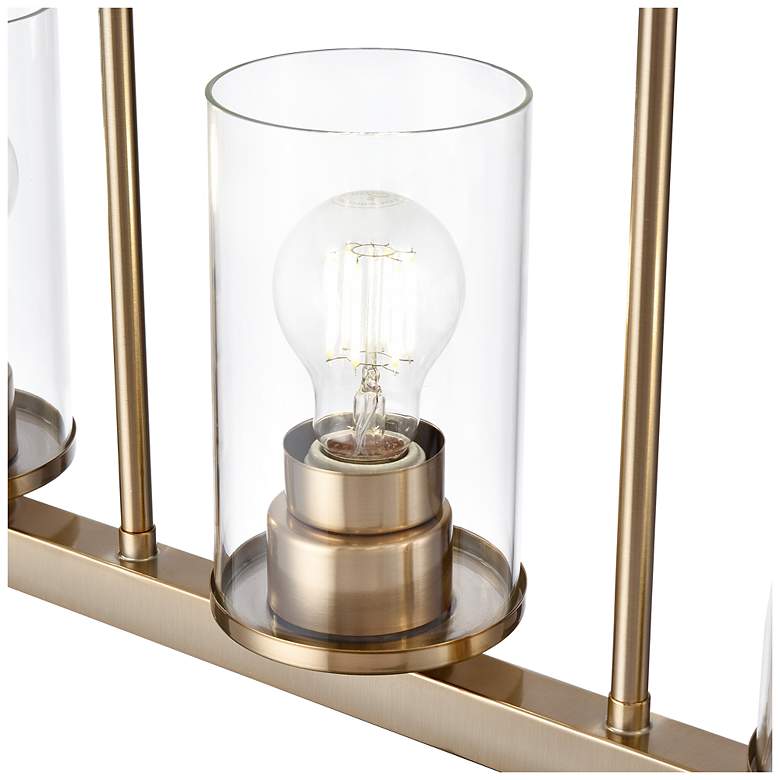 Image 3 Verlana 35" Wide 5-Light Island in Modern Gold more views