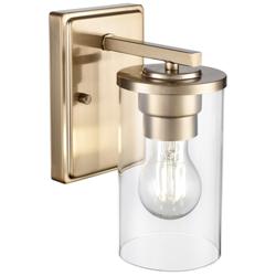 Verlana 4.5" Wide 1-Light Vanity in Modern Gold