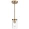 Verlana 5" Wide 1-Light Pendant in Modern Gold