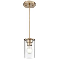 Verlana 5" Wide 1-Light Pendant in Modern Gold