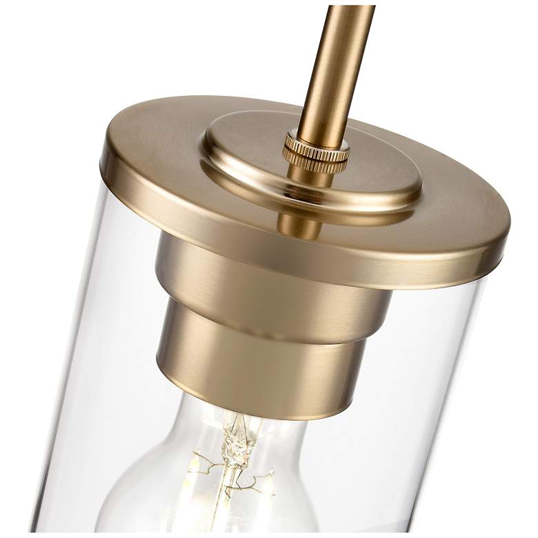 Image 3 Verlana 5" Wide 1-Light Pendant in Modern Gold more views