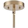 5_Verlana 5" Wide 1-Light Pendant in Modern Gold more views