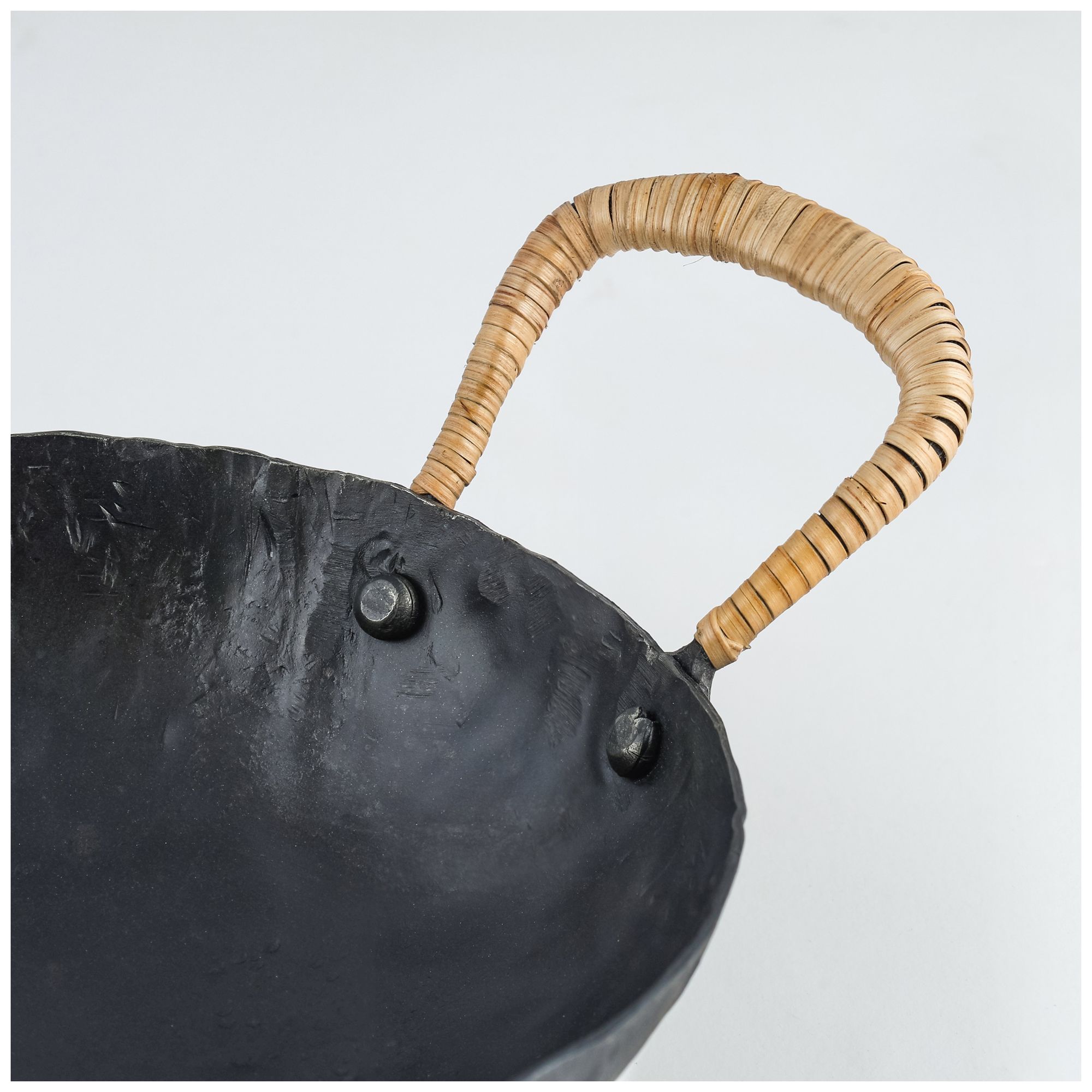 Image 4 Verma Hammered Iron Catchall more views